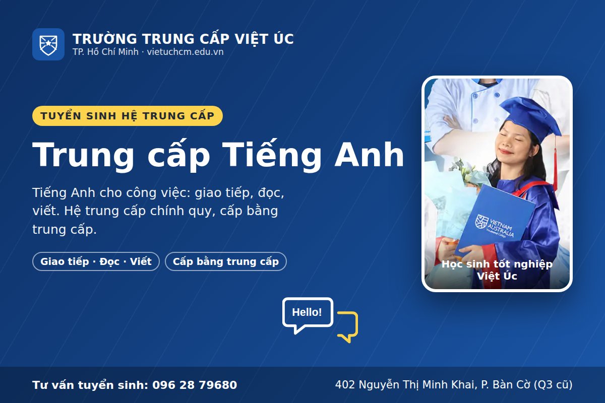 Trung cấp tiếng Anh ra làm gì? Học ở đâu tại TPHCM