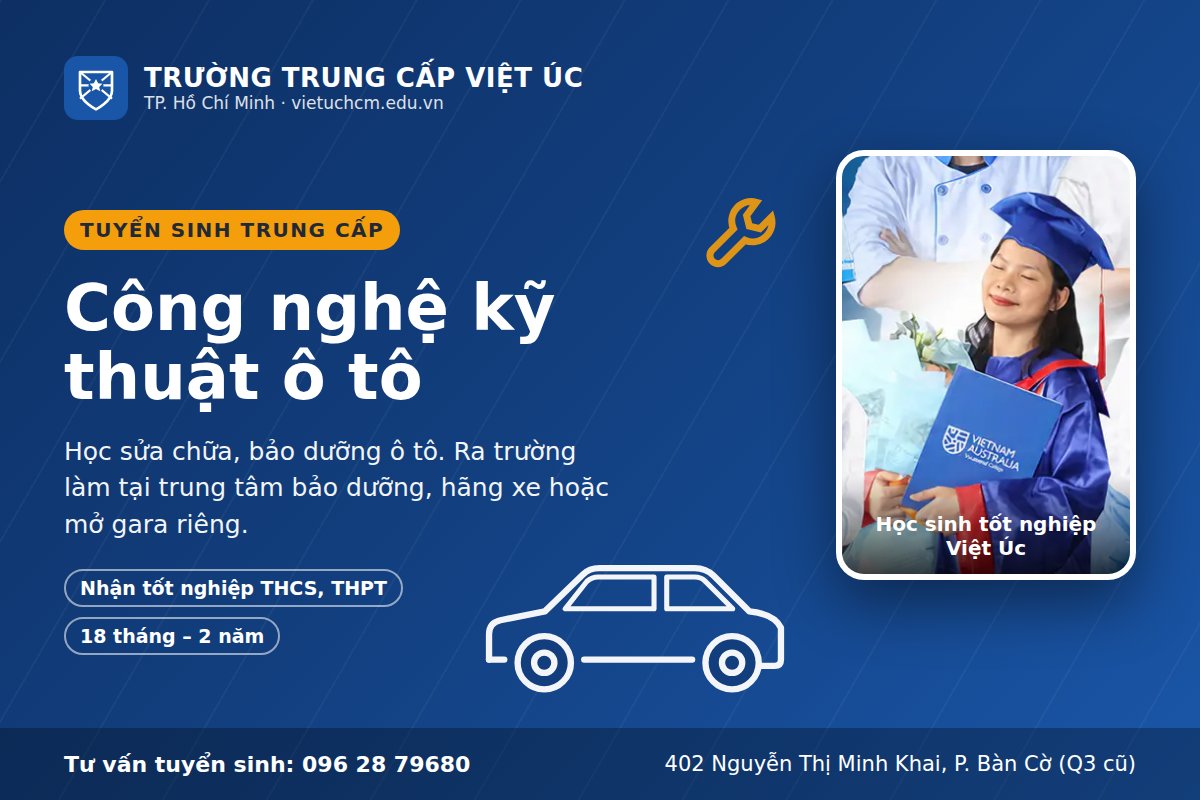 Ngành Công nghệ kỹ thuật ô tô ra làm gì? Học ở đâu TPHCM